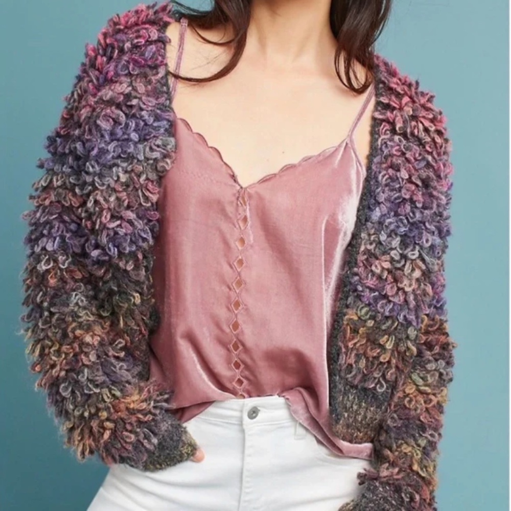Velvet Keyhole Scallop Peasant Cami Hipster Hippie Art Deco Farm Boho Chic Top